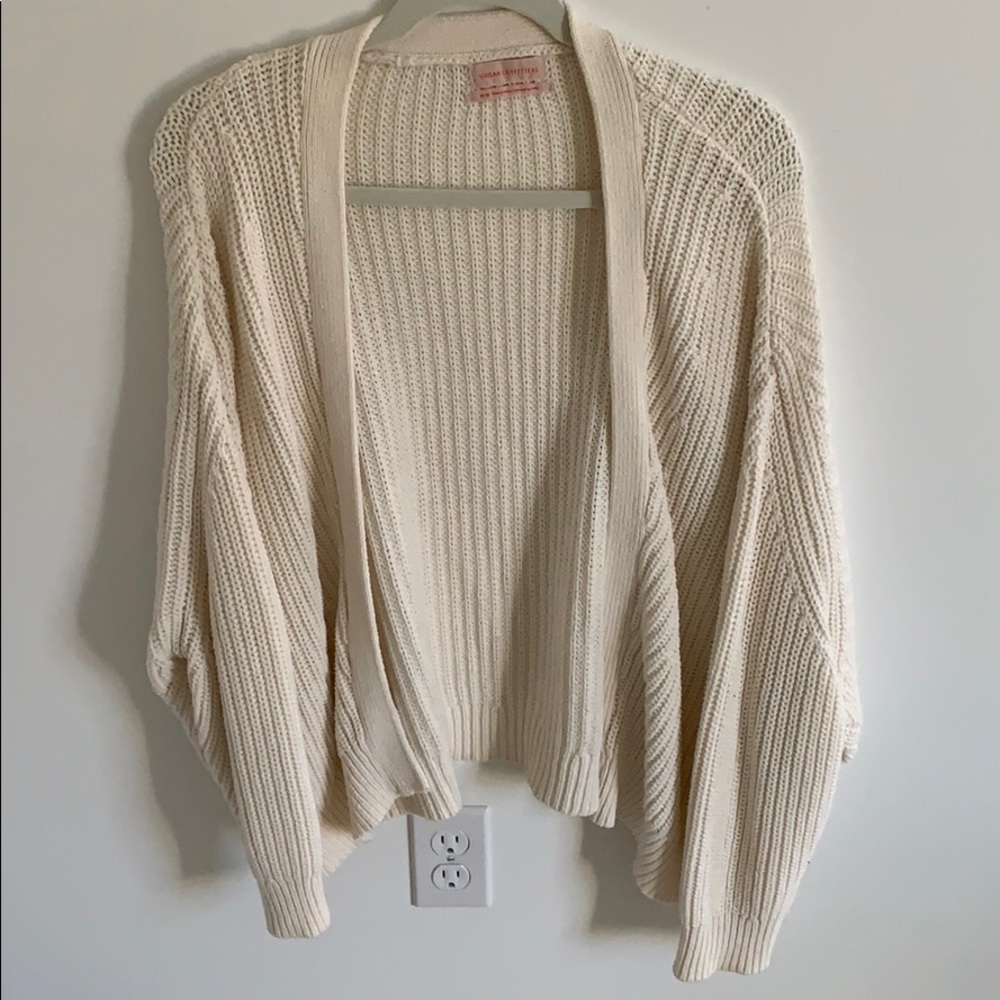 Cream knit cardigan